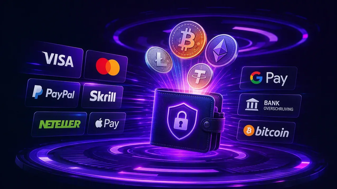 JustBit Casino Betaalmethoden — Crypto, Kaarten en E-wallets