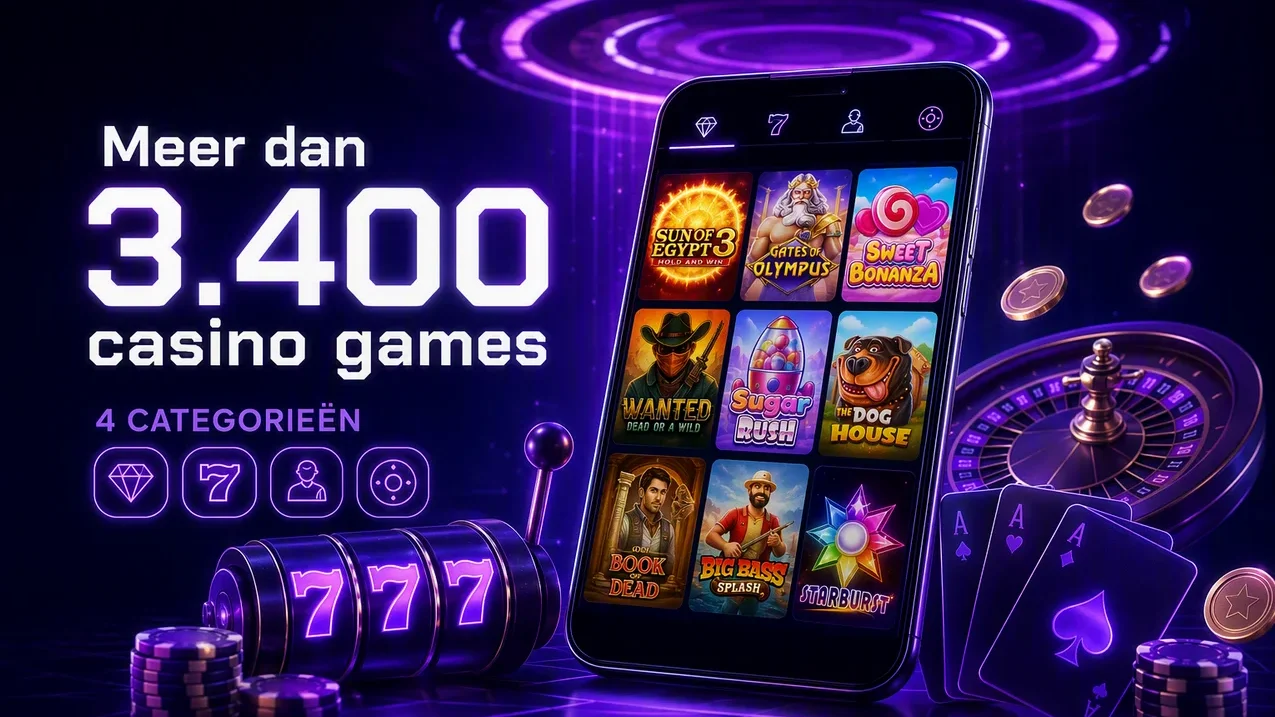 JustBit Casino Spellen — 3.400+ Games van Topproviders